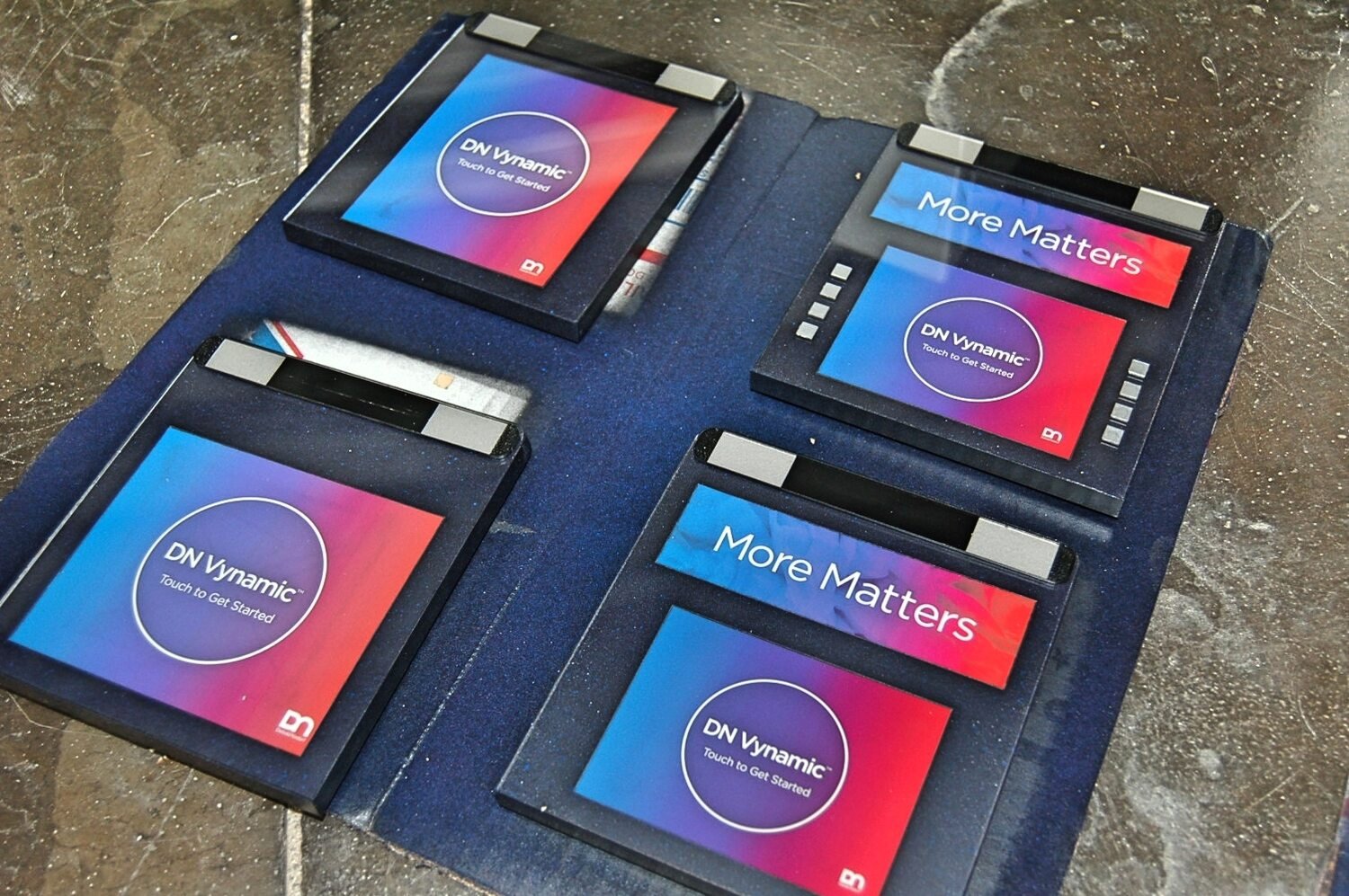 Detail view of the ATM Product Demonstration physical scale model