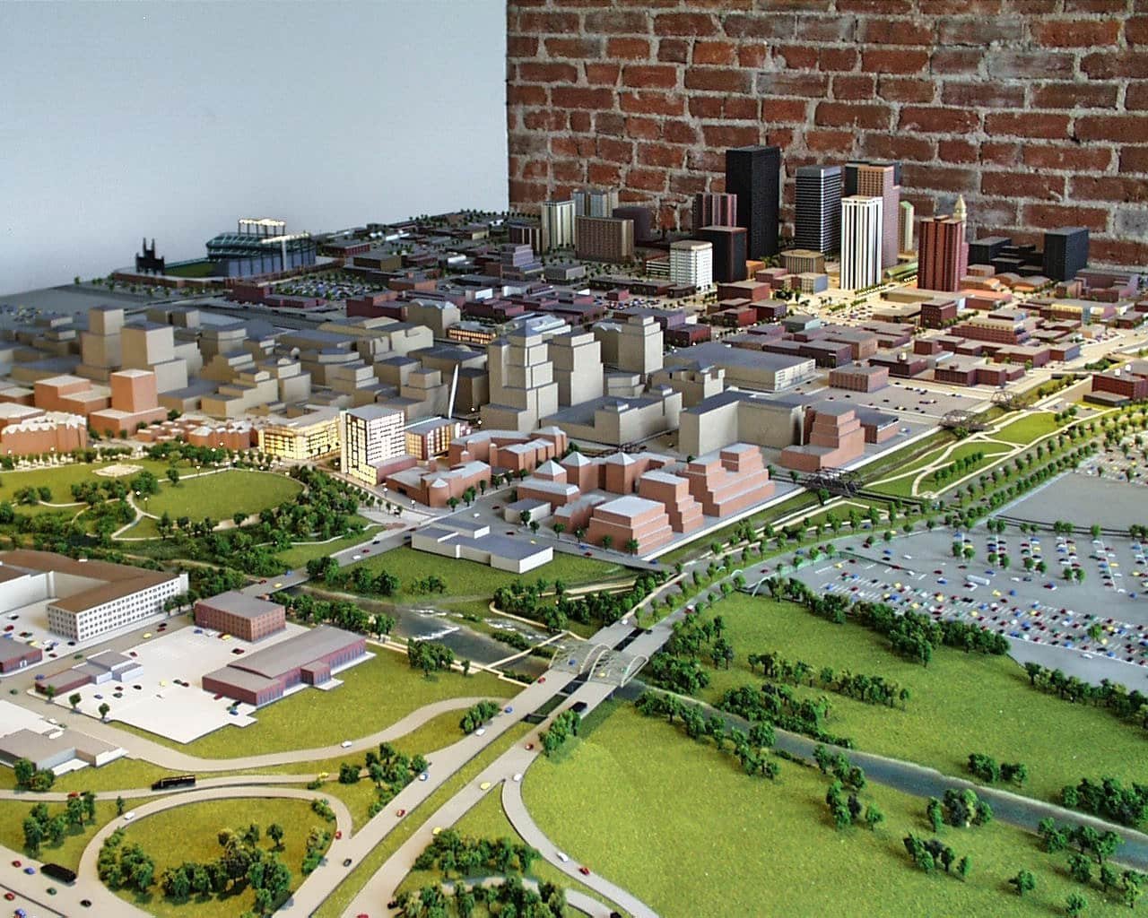 Downtown Denver Master Plan physical scale model