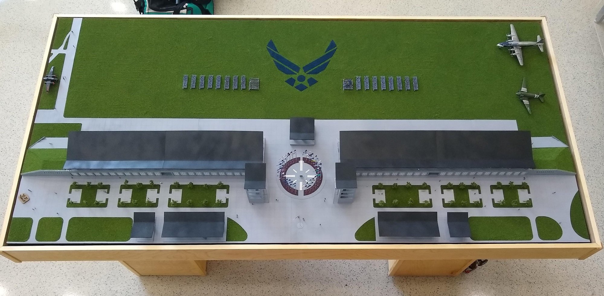 Joint Base San Antonio physical scale model