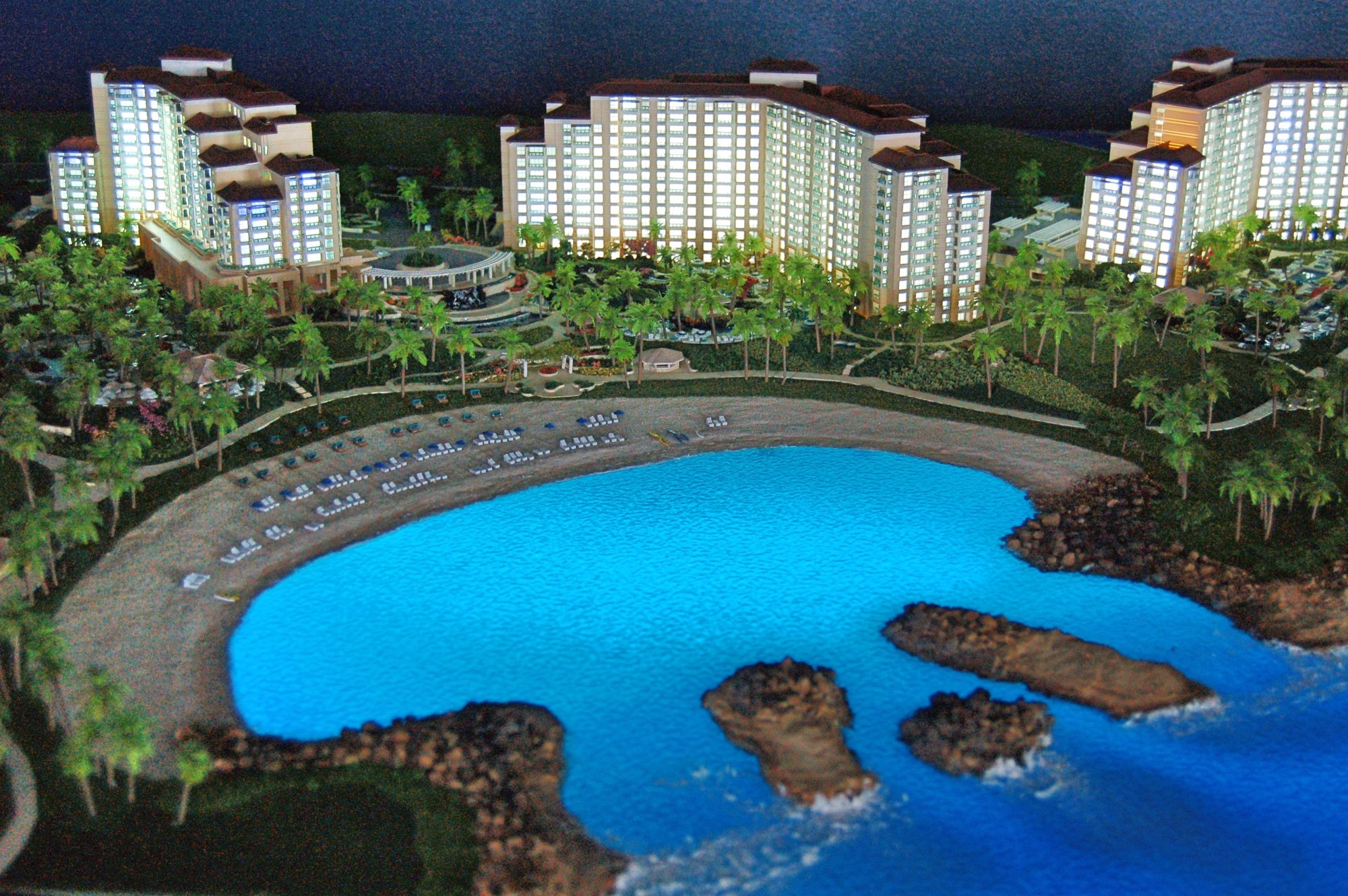 Ko Olina Resort physical scale model