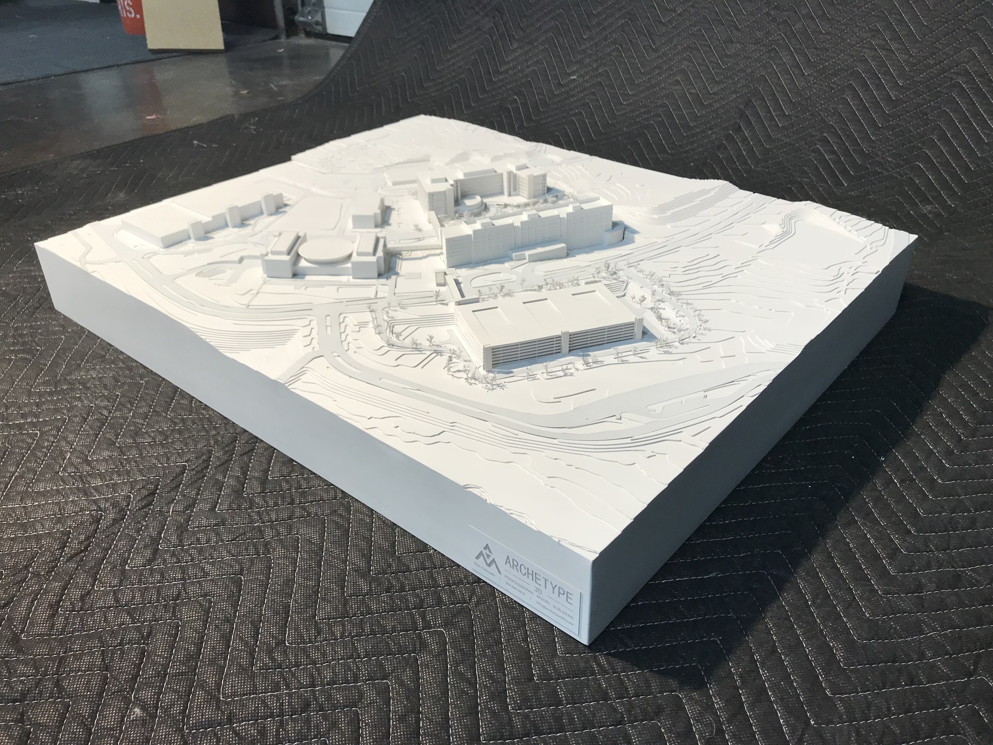 HOK Competition Site Model physical scale model