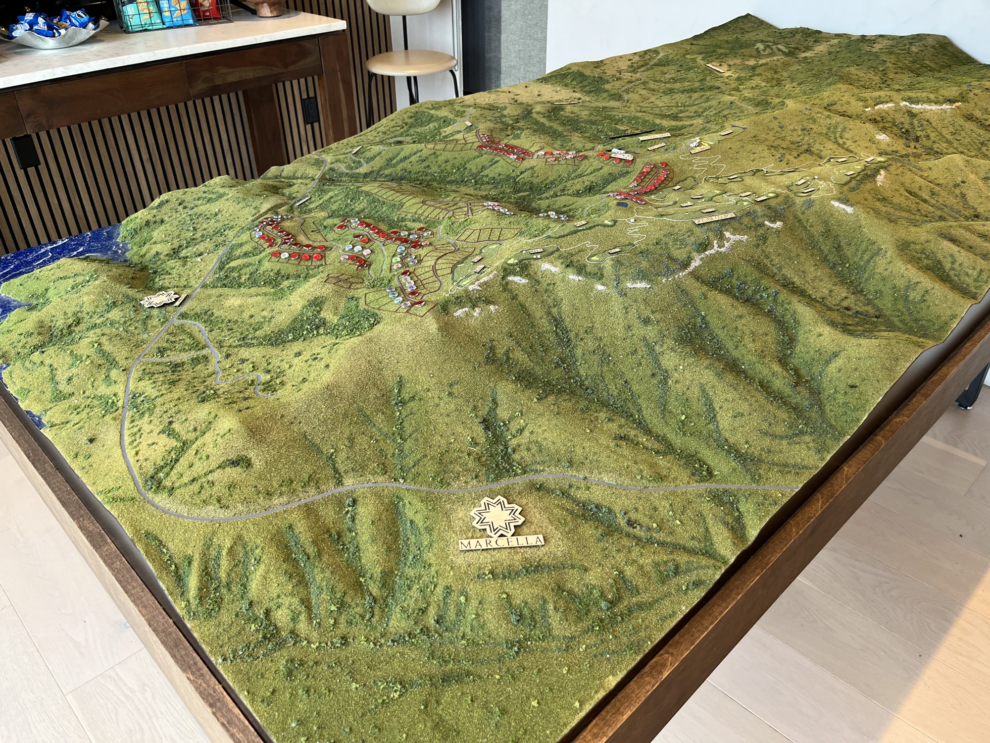 Marcella Club golf course and development model
